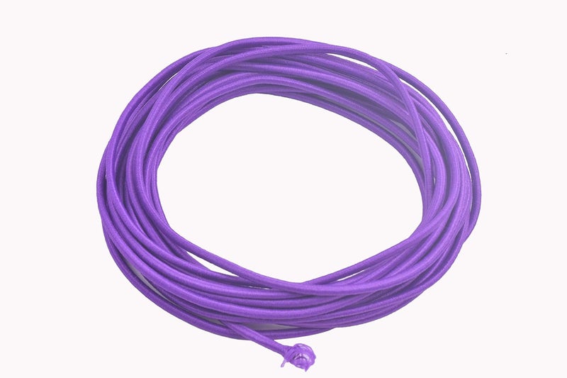 KONMAY 60 Yards 2.5mm Mixed Elastic Stretchy String Shock Cord Braided Elastic Band Rubber Rope Jewelry Cord - Image 2